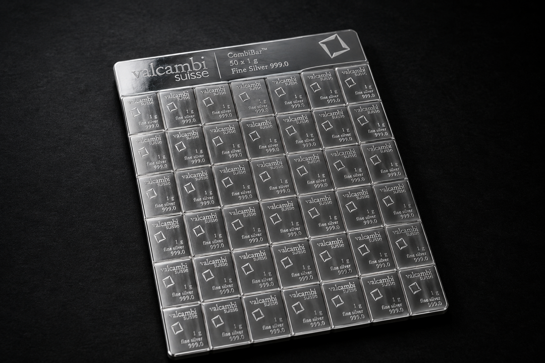 Valcambi CombiBar: Fractional Silver, Gold for Smart Collectors