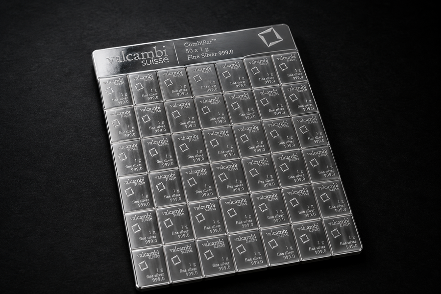 Valcambi CombiBar: Fractional Silver, Gold for Smart Collectors