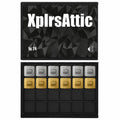 XplrsAttic 1 Gram Bullion Bar Storage Case - 24-Slots Wallet for Geiger-Style Fractional Gold & Silver Bars, Compact Stacker Organizer, Case Only