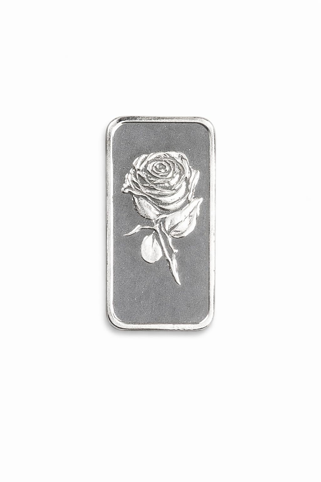 .999 Silver Rose Necklace with Sterling Chain