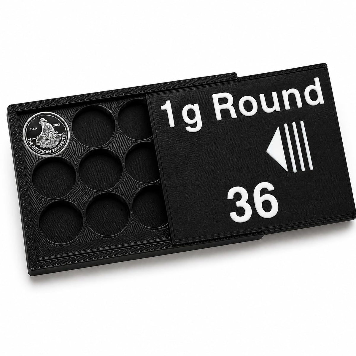 15mm 1g Round Wallet + Silver Round by XplrsAttic