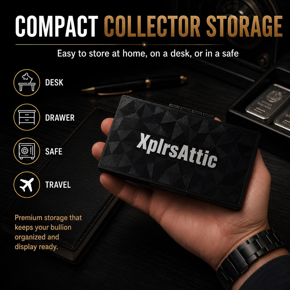 Multi-Size Geiger-Style Bar Case – 8 Slot