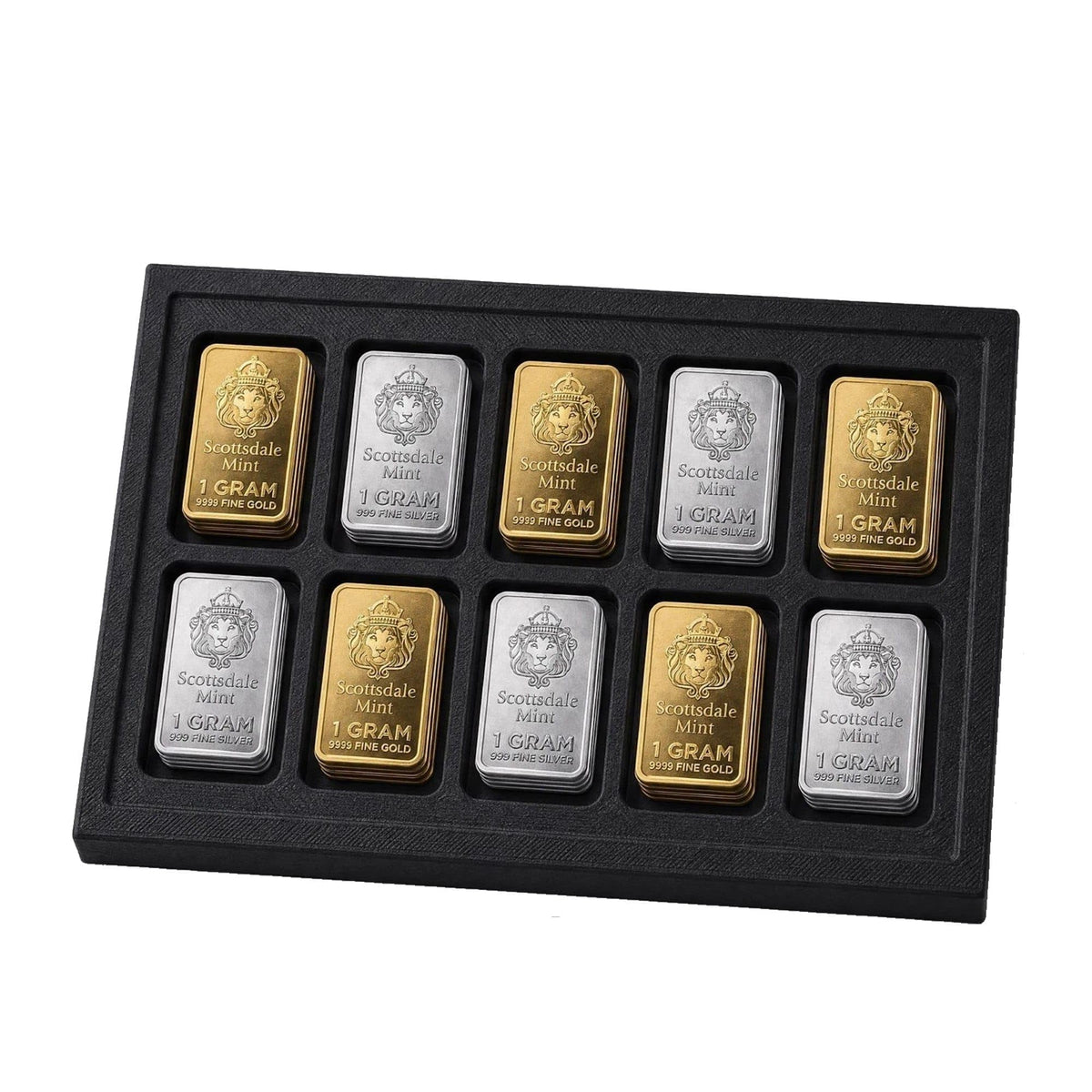 Scottsdale-Style 1g Bar Case — Holds 30 by XplrsAttic