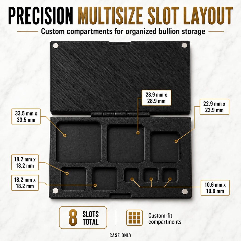 Multi-Size Geiger-Style Bar Case – 8 Slot