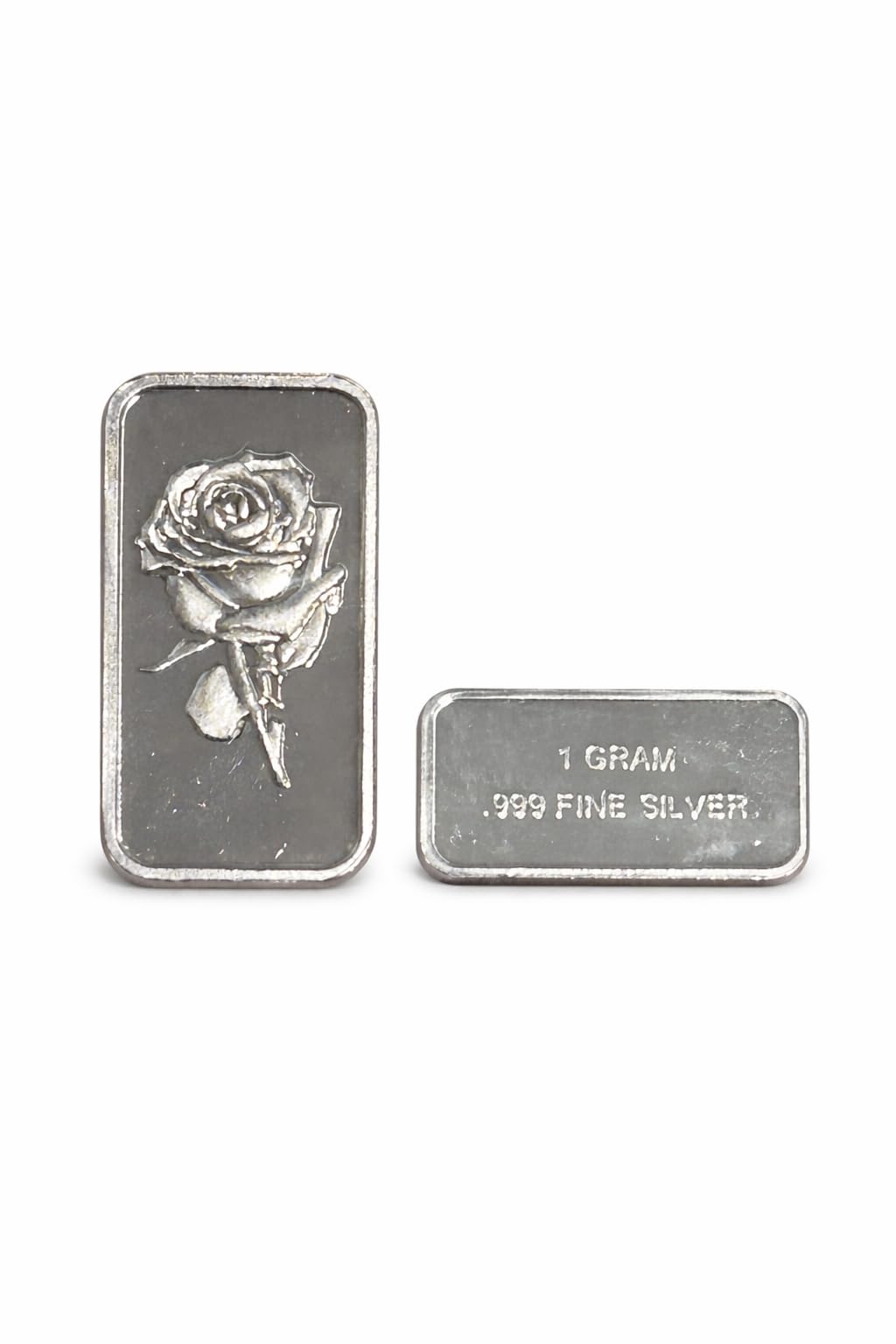 .999 Silver Rose Necklace with Sterling Chain