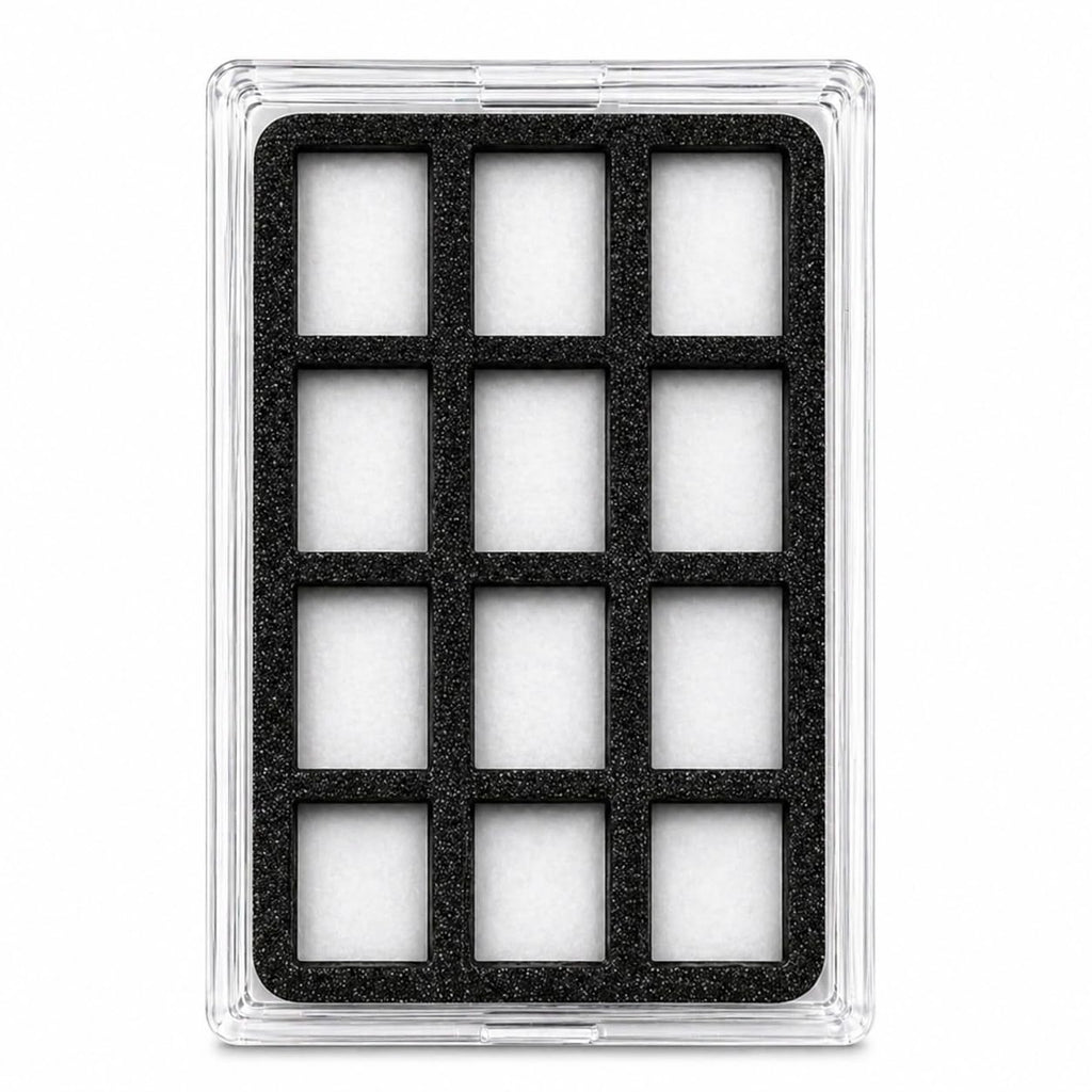 Valcambi-Style 1g Bar Display Case – 12 Slot