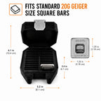 Geiger-Style 20g Bar Storage Case – 24 Slot