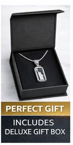 .999 Silver Statue of Liberty Necklace