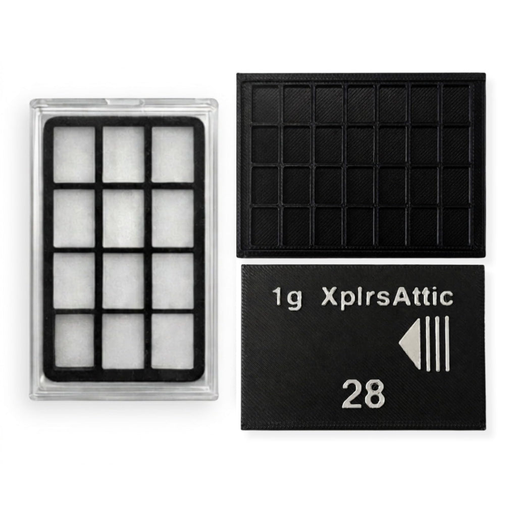 Valcambi-Style 1g Wallet + Display Case Bundle by XplrsAttic