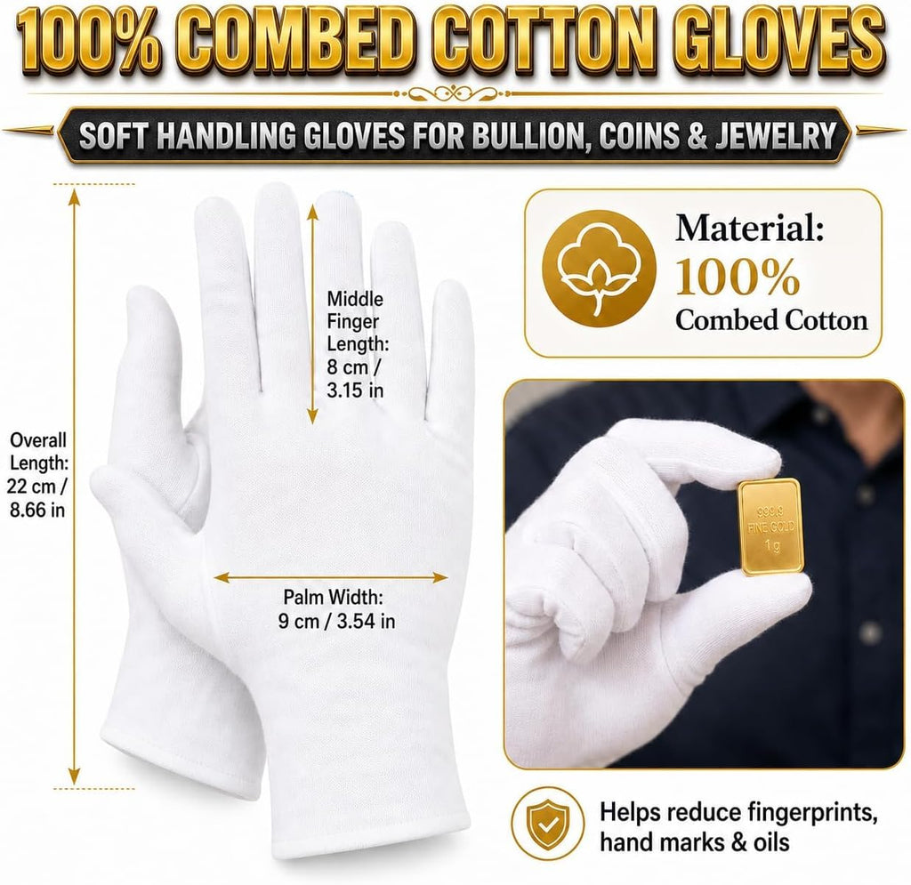 Valcambi-Style 1g Bar Wallet + Gloves