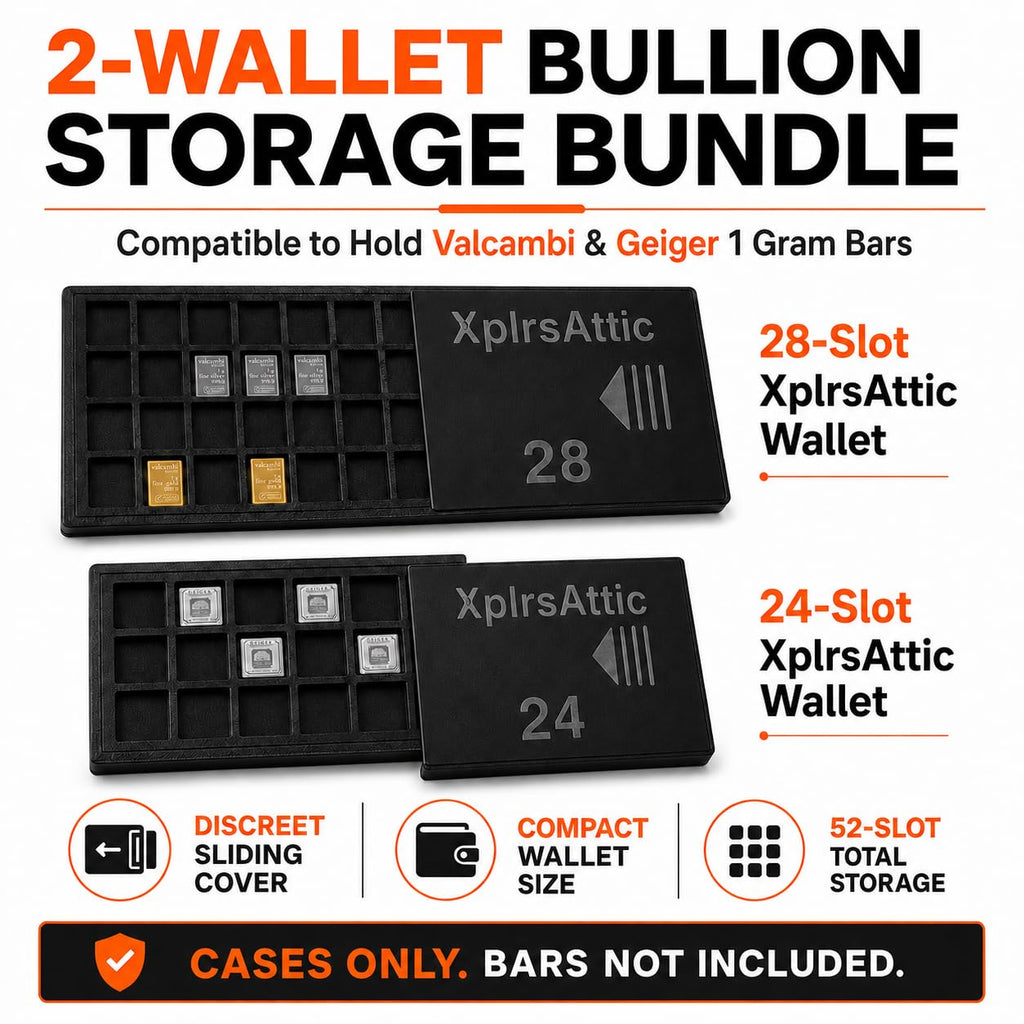 Valcambi + Geiger 1g Bar Wallet Bundle