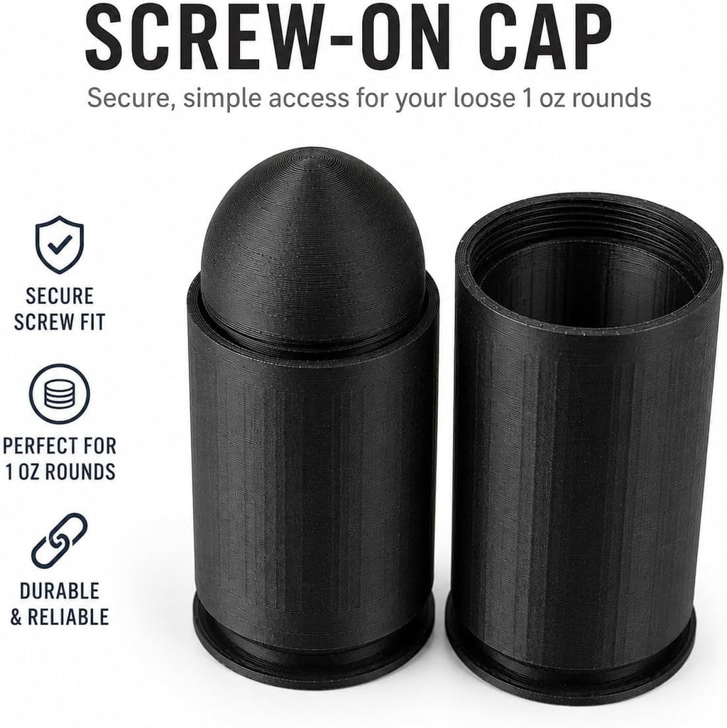 1 oz Round Storage Tube + Copper Round