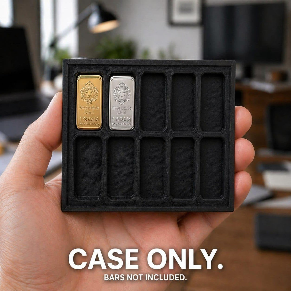 Scottsdale-Style 1g Bar Case – Holds 30