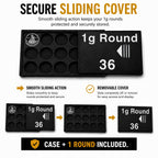 15mm 1g Round Wallet + Silver Round