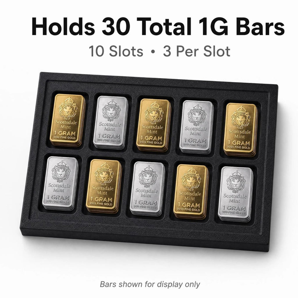 Scottsdale-Style 1g Bar Case – Holds 30