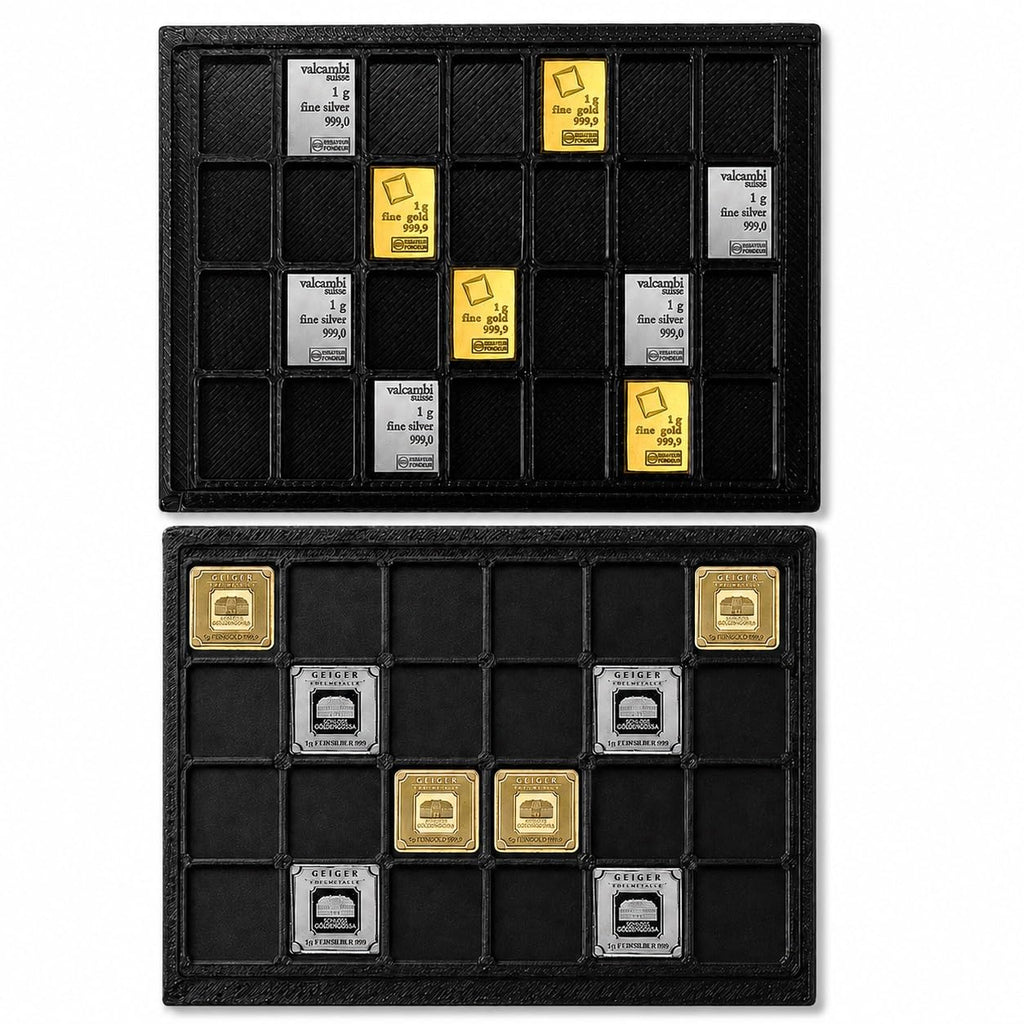 Valcambi + Geiger 1g Bar Wallet Bundle by XplrsAttic