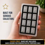 Valcambi-Style 1g Wallet + Display Case Bundle