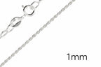 .999 Silver Rose Necklace with Sterling Chain