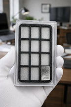 12-Slot 1g Bar Display Case + Bar & Gloves