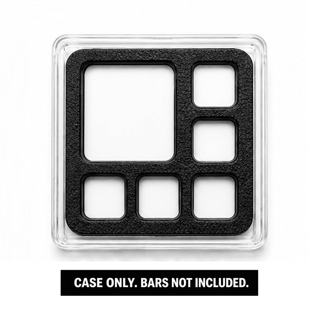 Geiger-Style 10g + 1g Bar Display Case