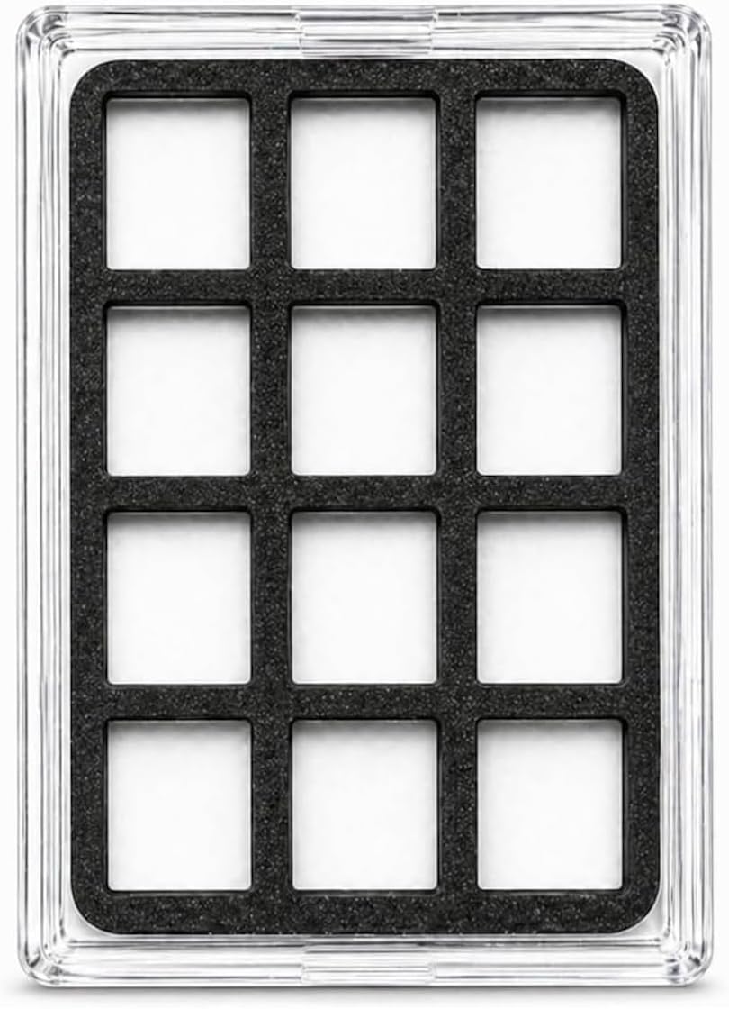 Valcambi-Style 1g Bar Display Case – 12 Slot