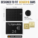 Valcambi + Geiger 1g Bar Wallet Bundle