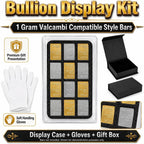 Valcambi-Style 1g Bar Display Gift Set – 12 Slot
