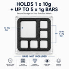 Geiger-Style 10g + 1g Bar Display Case