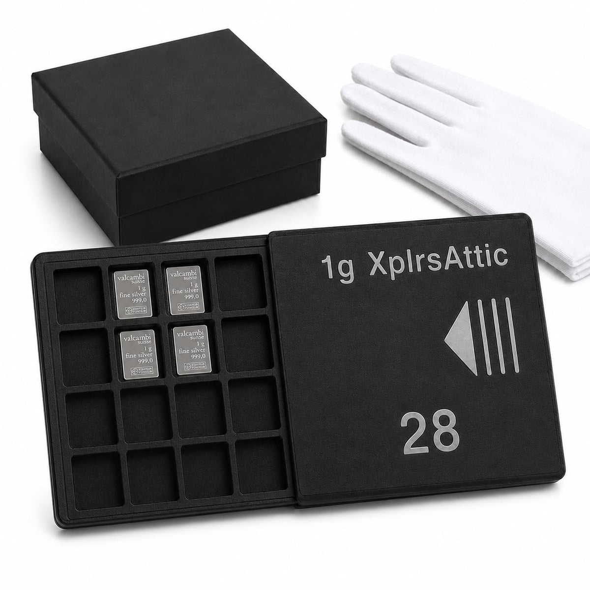 Valcambi-Style 1g Bar Wallet + Gloves by XplrsAttic